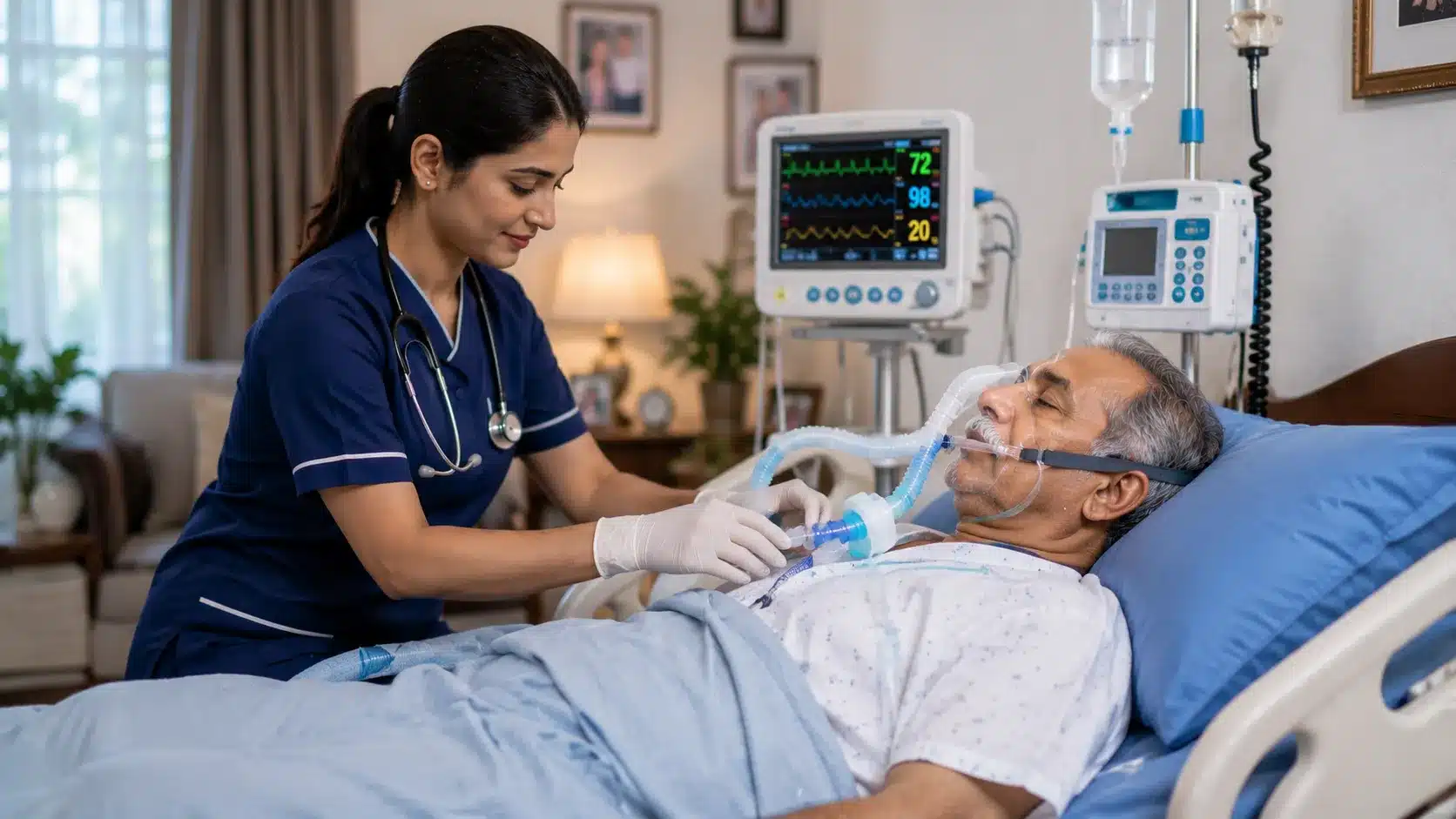 ICU Nurse at Home