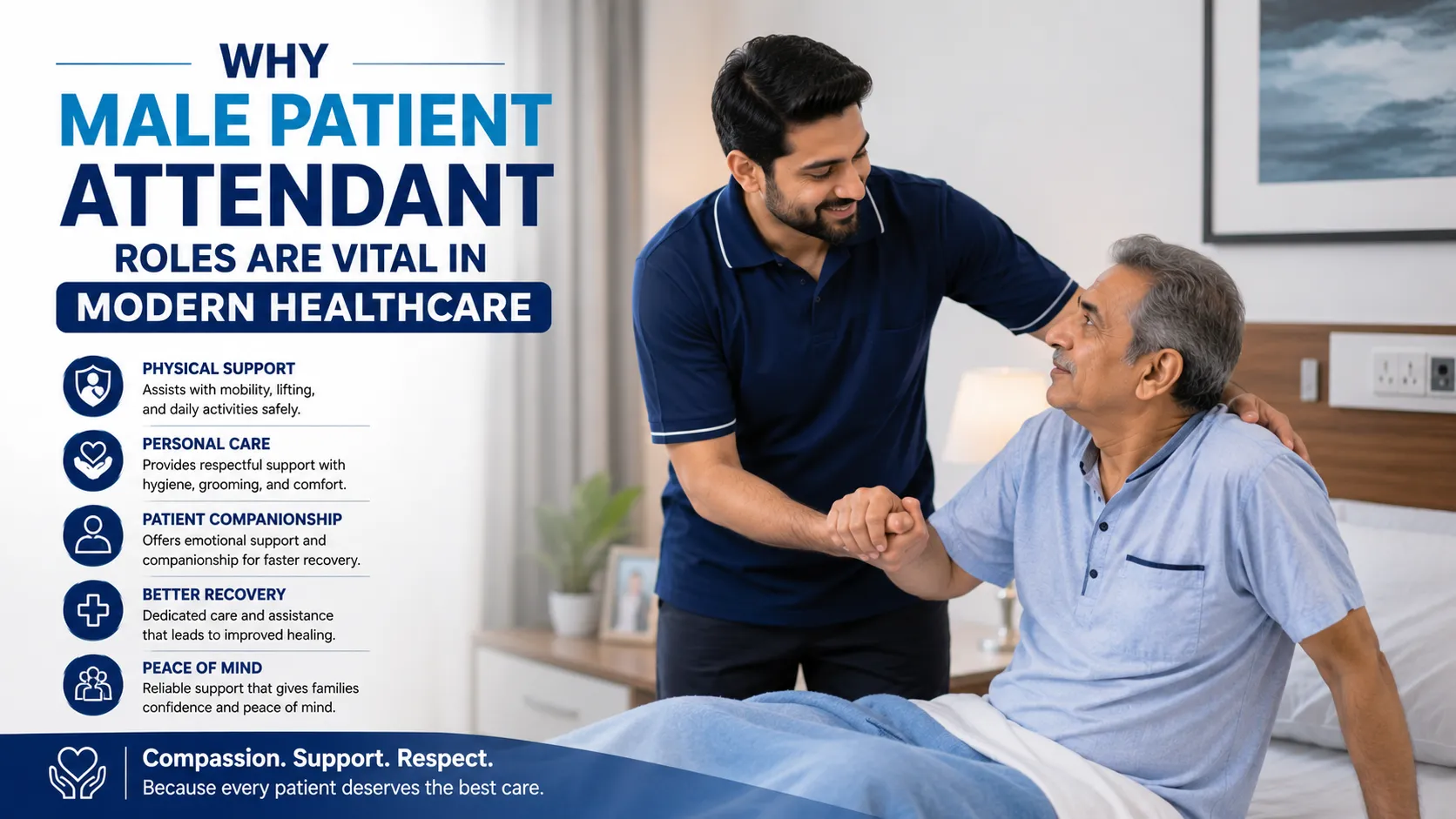 Male Patient Attendant