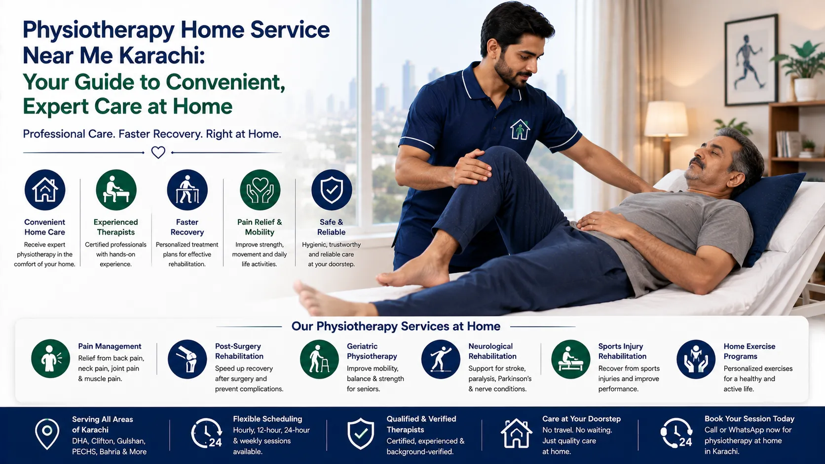 physiotherapy home service near me karachi
